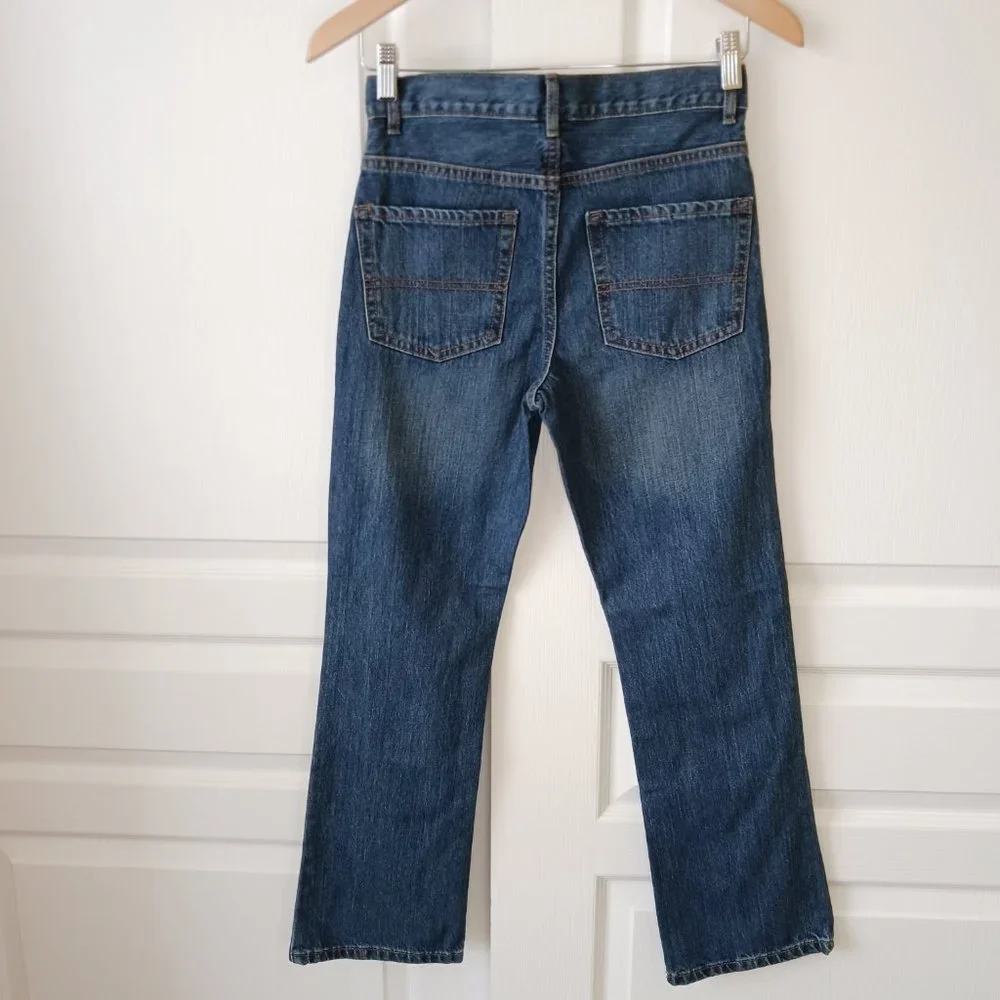 Children's Place Boy's Medium Wash 100% Cotton Bootcut Jeans Size 12